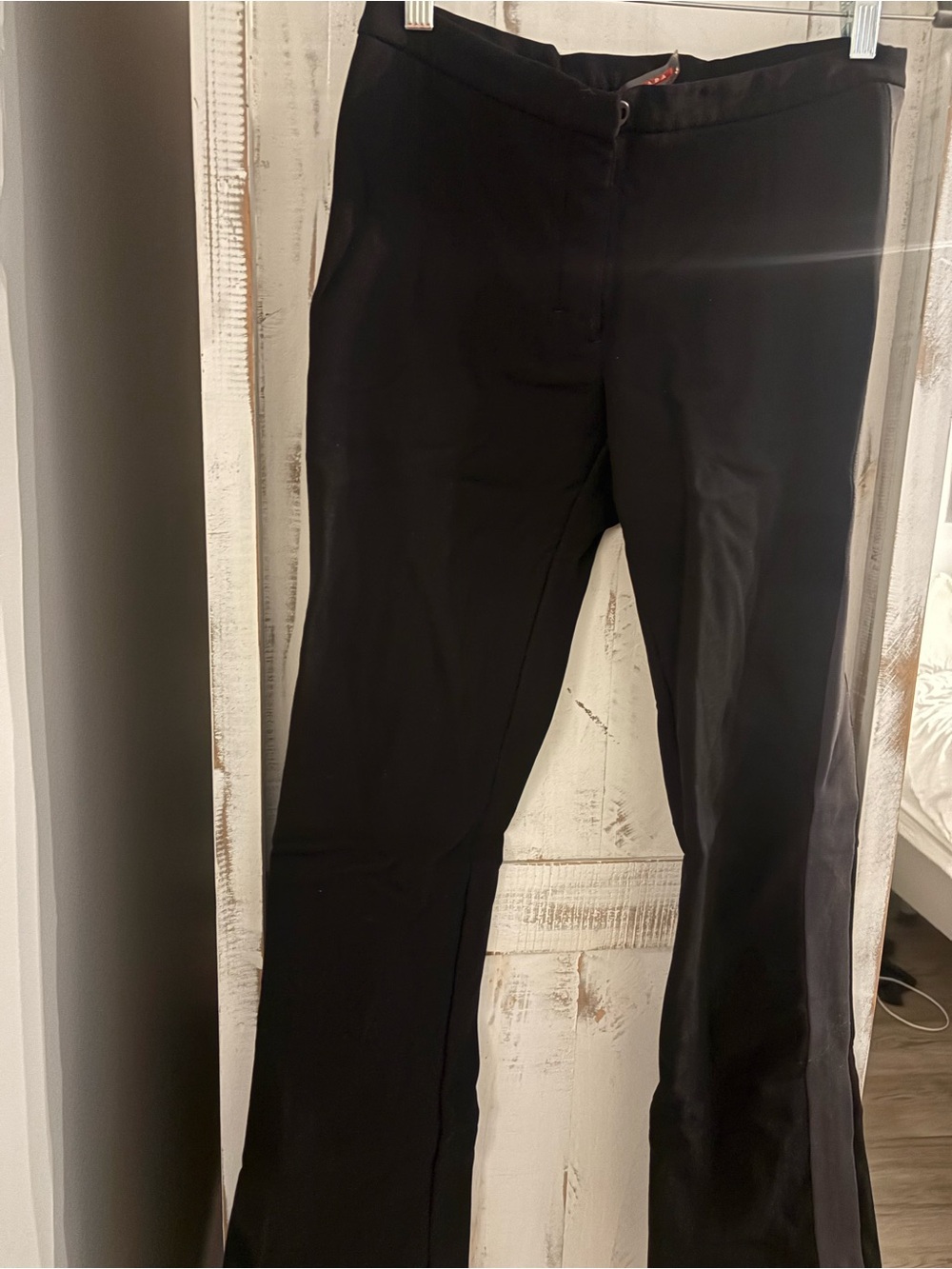 Prada Black Designer Fitted Ski Pants